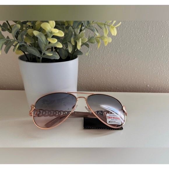 True Religion Aviator Sunglasses No. TR11940 ✨NEW WITH TAGS✨ - Picture 2 of 10